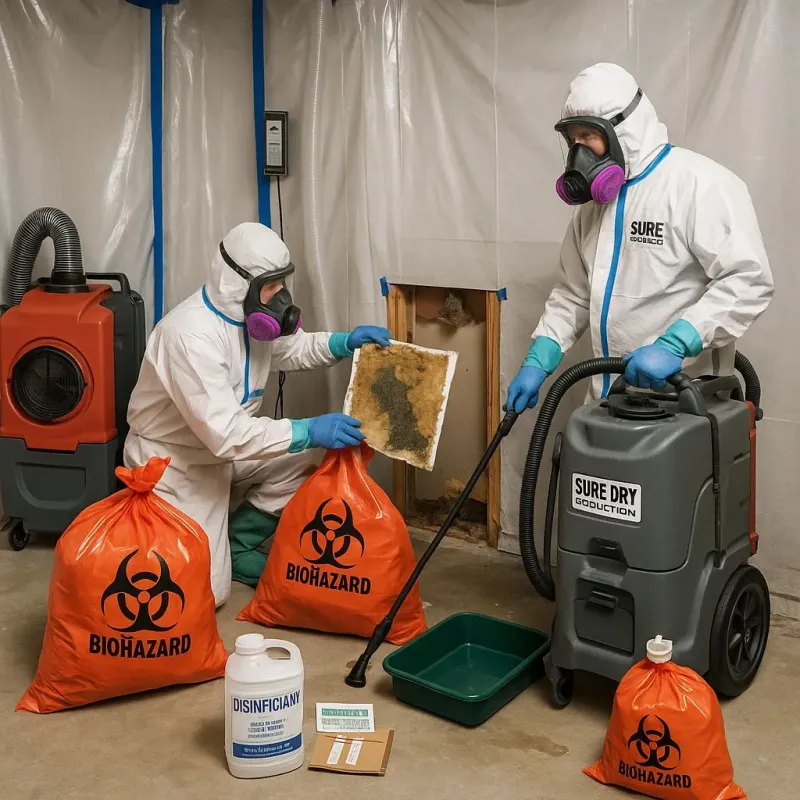 Contaminated Water Handling Protocols process in Aristocrat Ranchettes, CO